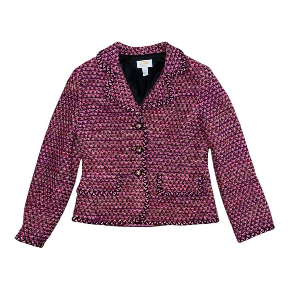 Talbots Pink Blazer Tailored Suit Jacket
